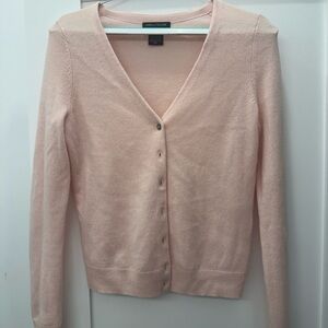 Cashmere pink cardigan
